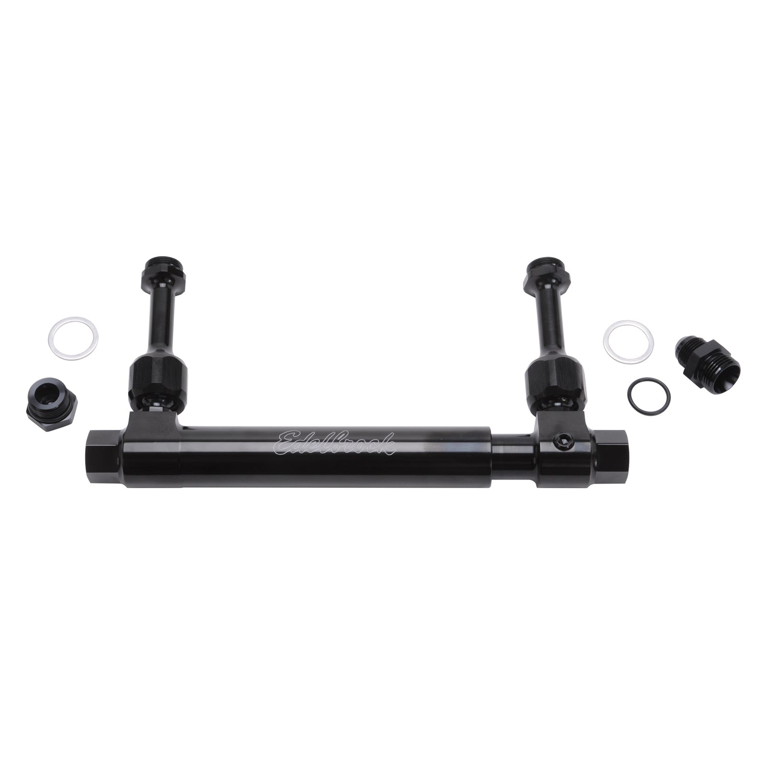 Edelbrock 8100 Black Adjustable Fuel Log for Edelbrock VRS-4150, Holley & Demon Carburetors