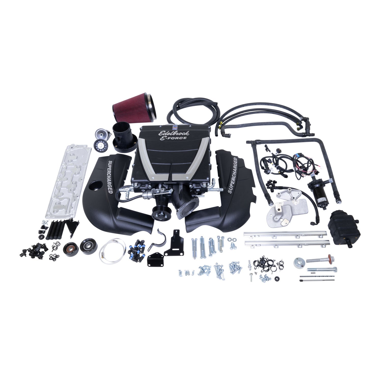 Edelbrock 15410 Supercharger Kit for LS3/L92 Swap W/ 2010-12 Gen V Belt Offset