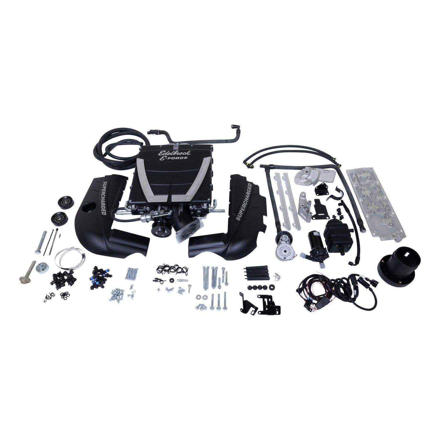 Edelbrock 15440 Universal Supercharger for LS2 w/Corvette Belt Offset