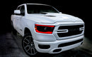 ORACLE Lighting 1281-339 ColorSHIFT RGB+W Headlight DRL Upgrade Kit - Reflector LED Headlights for 2019-2024 Dodge RAM 1500