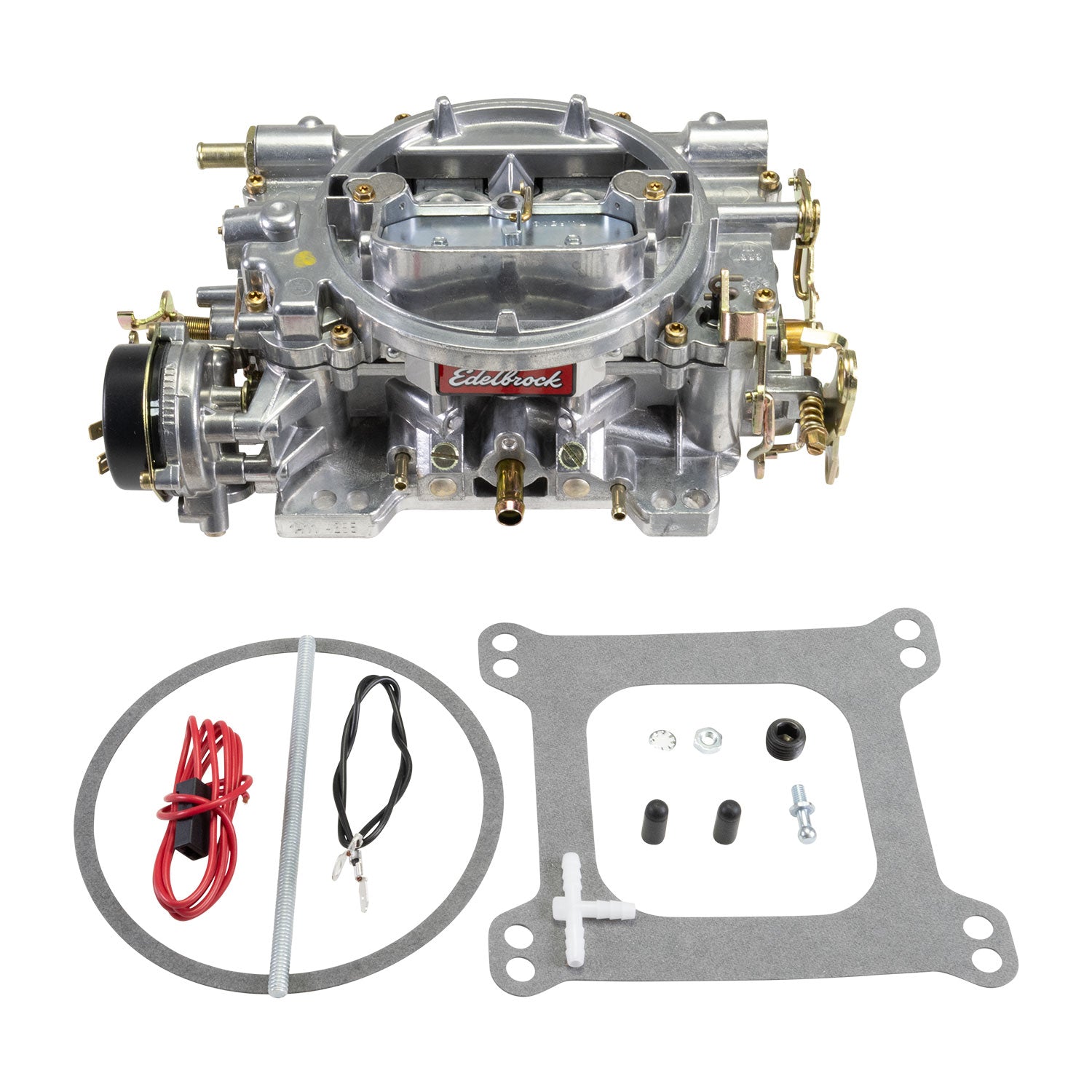 Edelbrock 1411 Performer Carburetor #1411 750 CFM With Electric Choke, Satin Finish (Non-EGR)