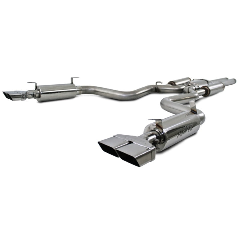 MBRP Armor Pro Series T304 Stainless Steel Cat Back Exhaust System for Dodge Challenger 2008-2014