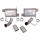 BBK 41015 Varitune Axle Back Exhaust Kit Stainless for 2011-2014 Ford Mustang GT 5.0L