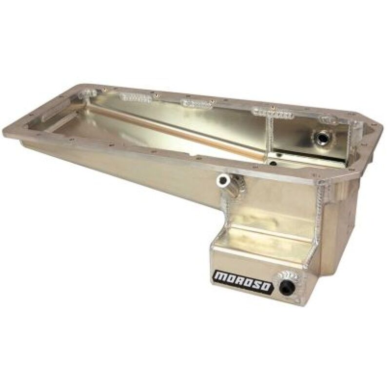 Moroso Chrysler Hemi Gen 3 5.7L/6.1L/6.4L Road Race Baffled S/C Front Rail 7.625-Inch Deep Oil Pan