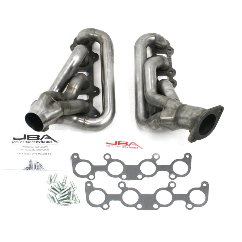 JBA 1689S 1-3/4in Primary Raw 409SS Cat4Ward Header for 2015-2020 Ford Mustang 5.0L Coyote