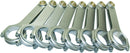 Eagle CRS6100M3D 4340 Forged H-Beam Rods - 6.100 for GM LS Gen III IV