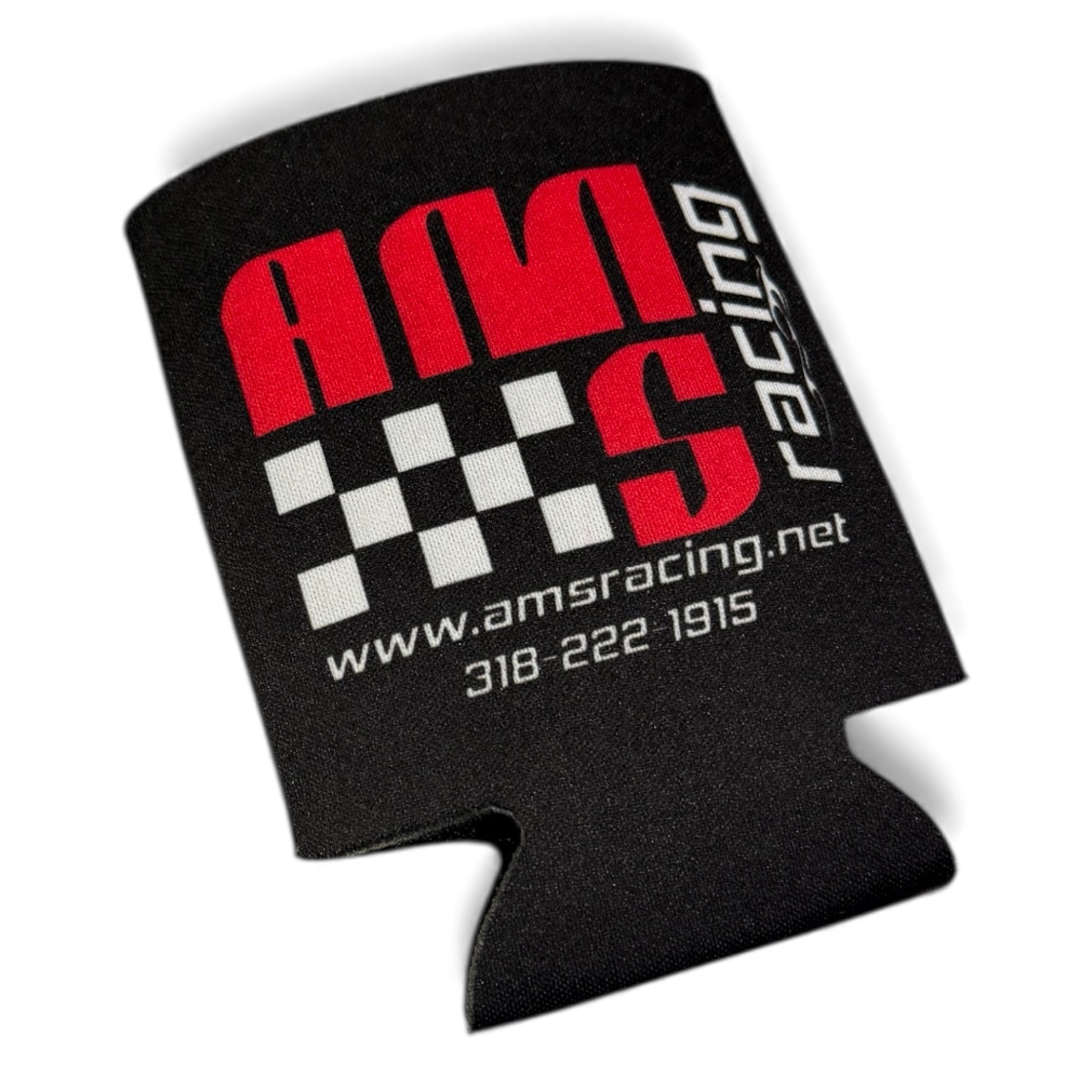 AMS Racing Drink Beer Can Collapsible Cooler Koozie
