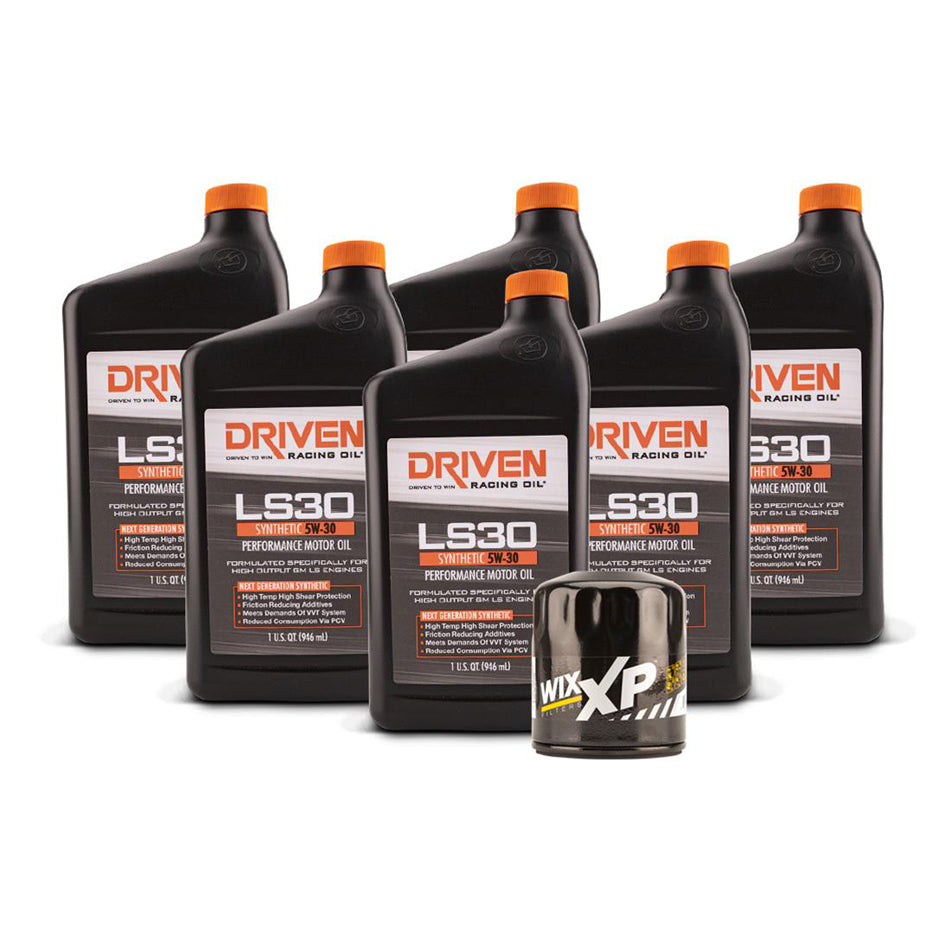 Driven JGP20633K LS30 Oil Change Kit for Gen III GM Engines (1997-2006) w/ 6 Qt Oil Capacity