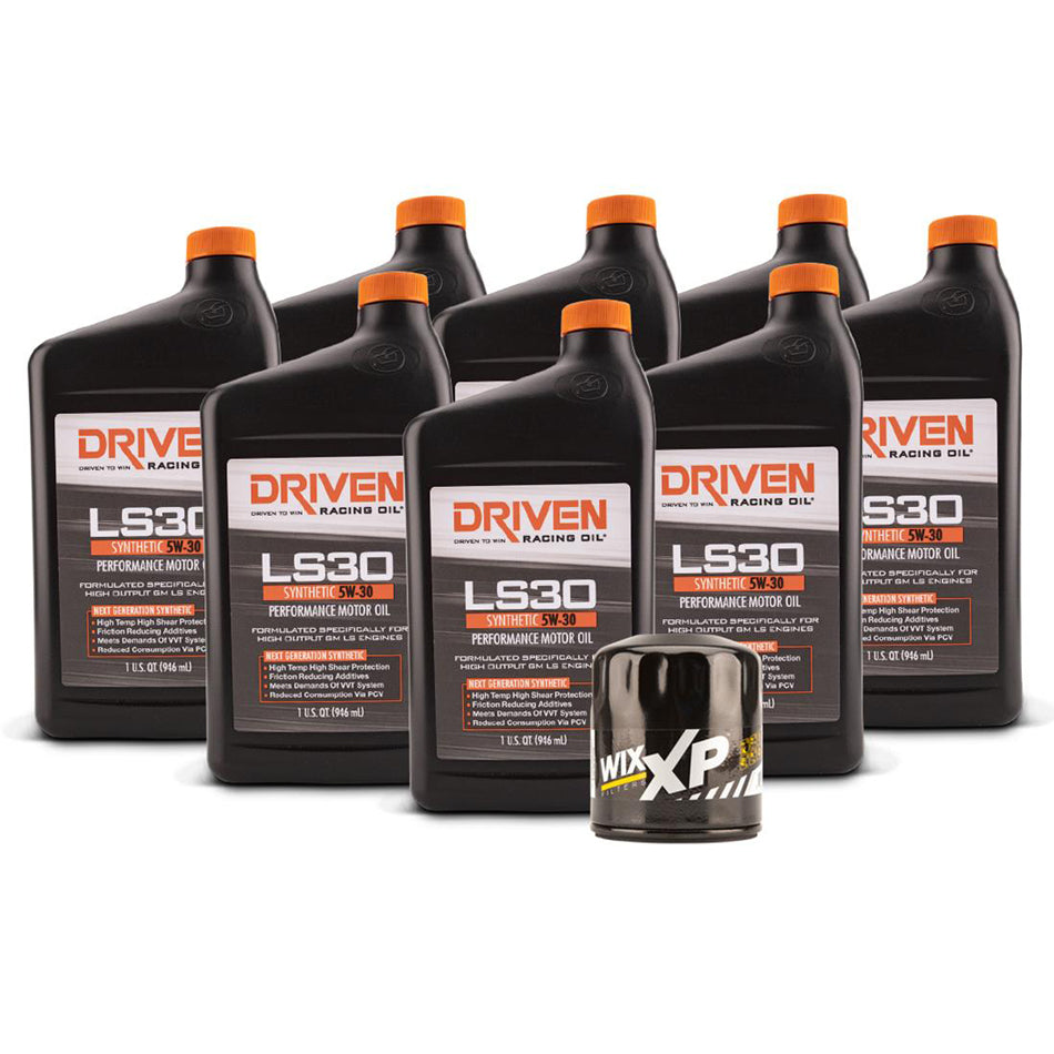 Driven JGP20834K LS30 Oil Change Kit for Gen IV GM L77, L99, LS3, LS7 & LSA Engines (2007-Present) w/ 8 Qt Capacity