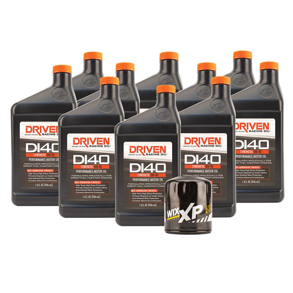 Driven 21045K DI40 Oil Change Kit for 2019 Gen V GM LT1, LT4, & LT5 Engines w/ 10 Qt Capacity