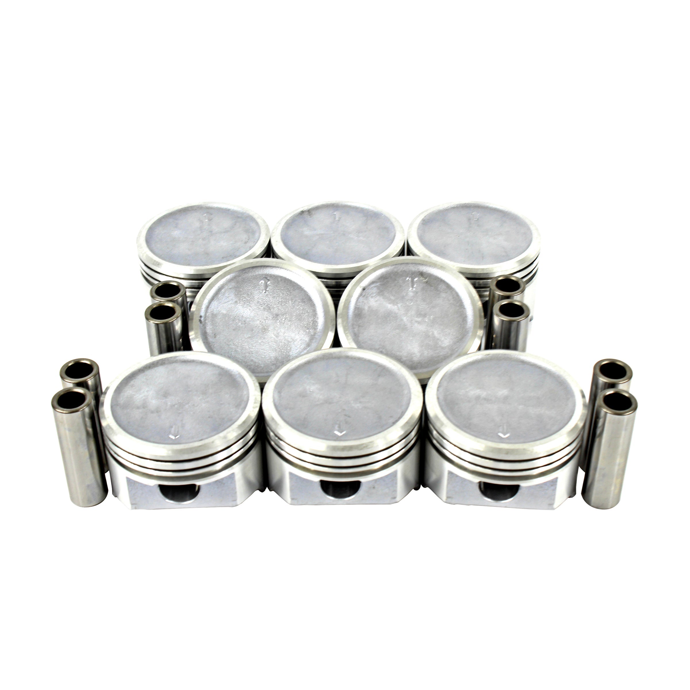 Enginetech P1503(8) Dish Pistons Set for 1976-1986 Chevrolet SBC 305 5.0L