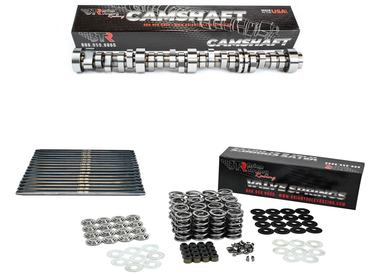 Brian Tooley Racing BTR Gen V Supercharged Camshaft Kit for 2014+ GM L83 L84 L86 L87 LT1