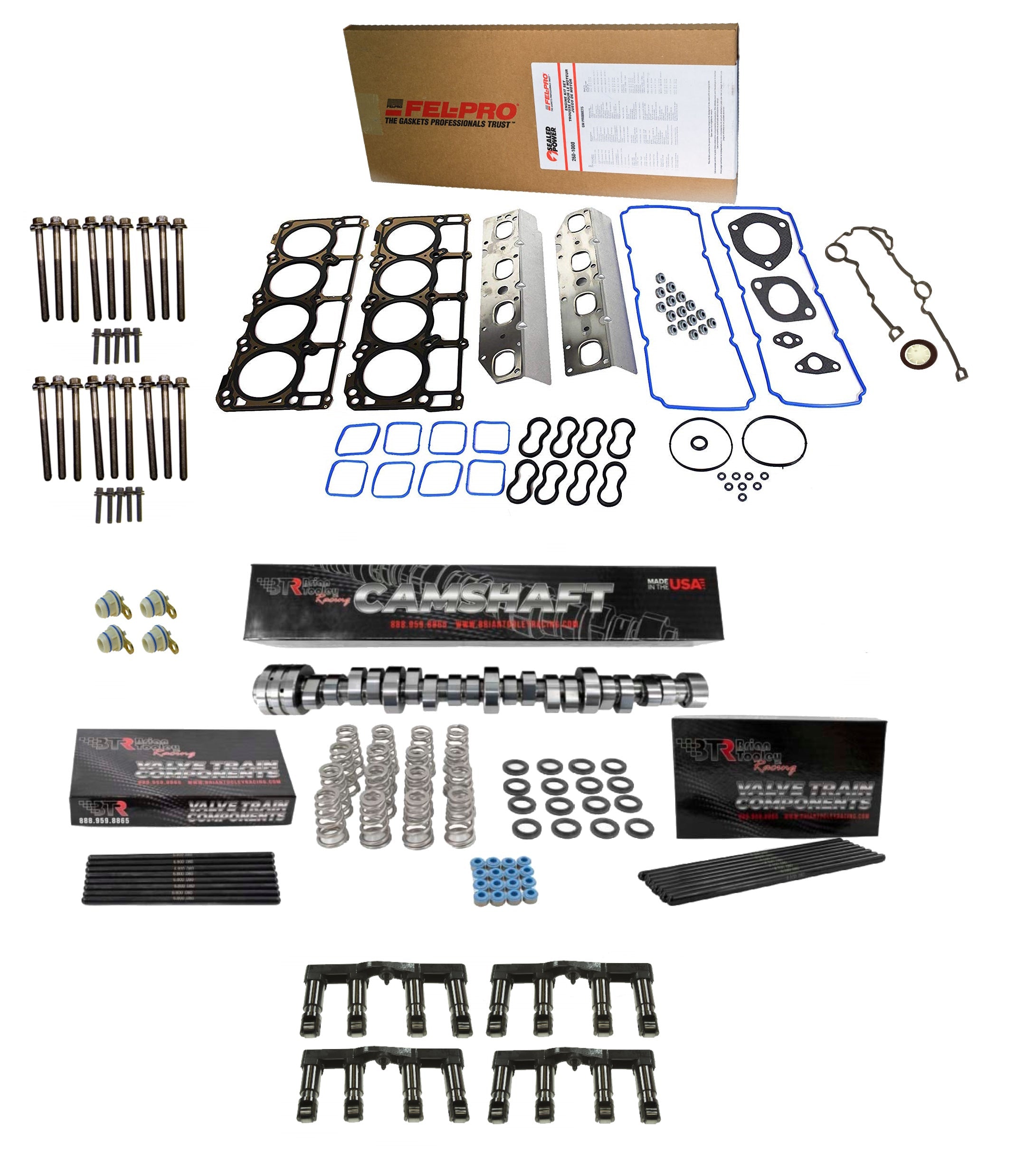Performance MDS Delete Kit w/ Your Choice of Brian Tooley Racing Camshaft for 2009+ Dodge Chrysler Jeep 5.7L Hemi