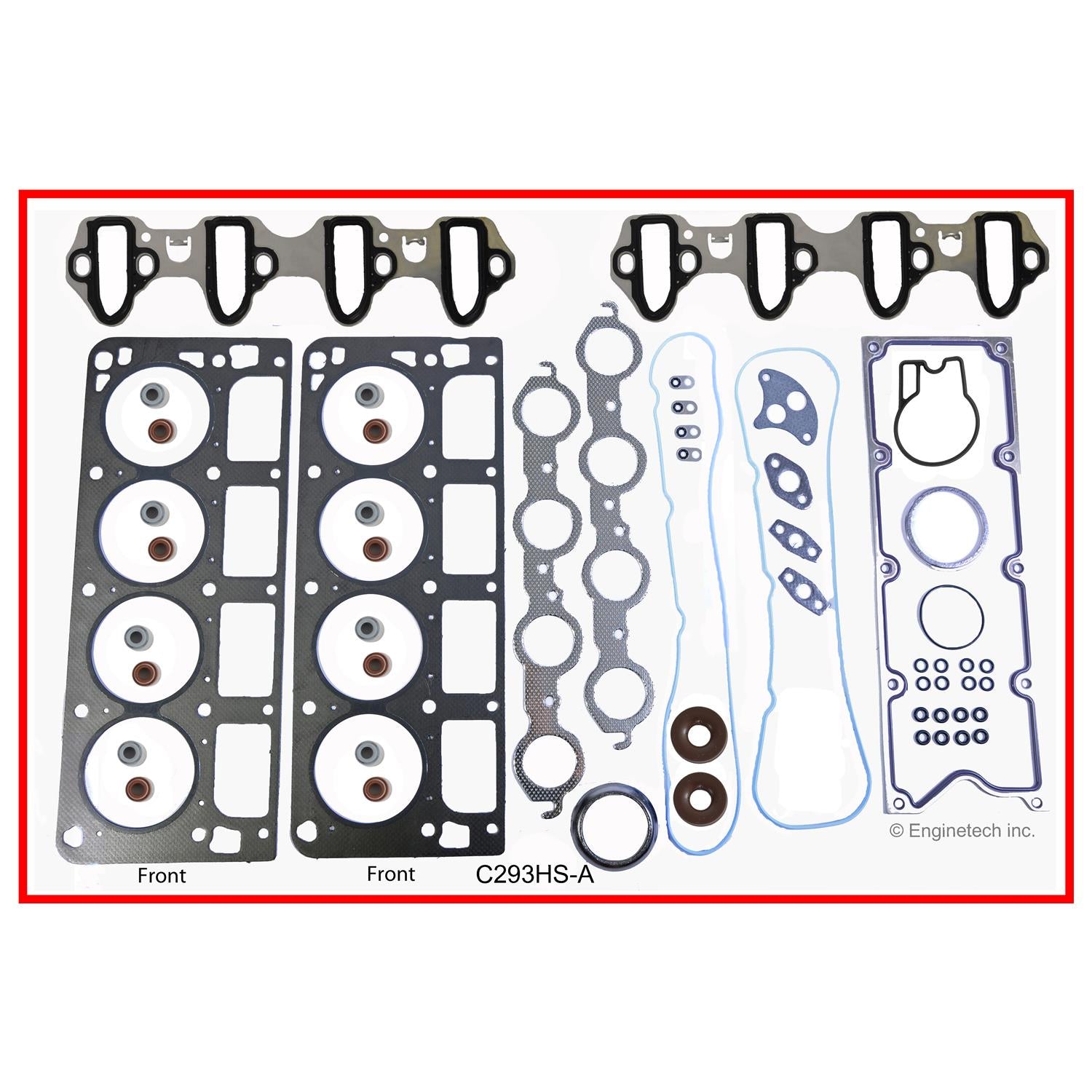 Enginetech RMC293P Engine ReRing Overhaul Kit for 1999-2001 Chevrolet 4.8L 5.3L