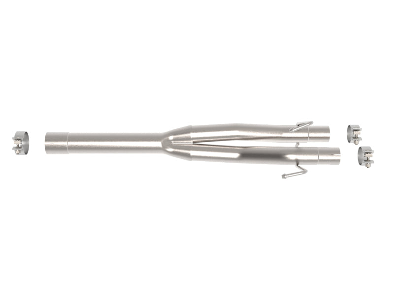aFe Apollo GT Series 409 Stainless Steel Muffler Delete Pipe for Dodge RAM 1500 V8-5.7L (09-19) with Dual Exhaust
