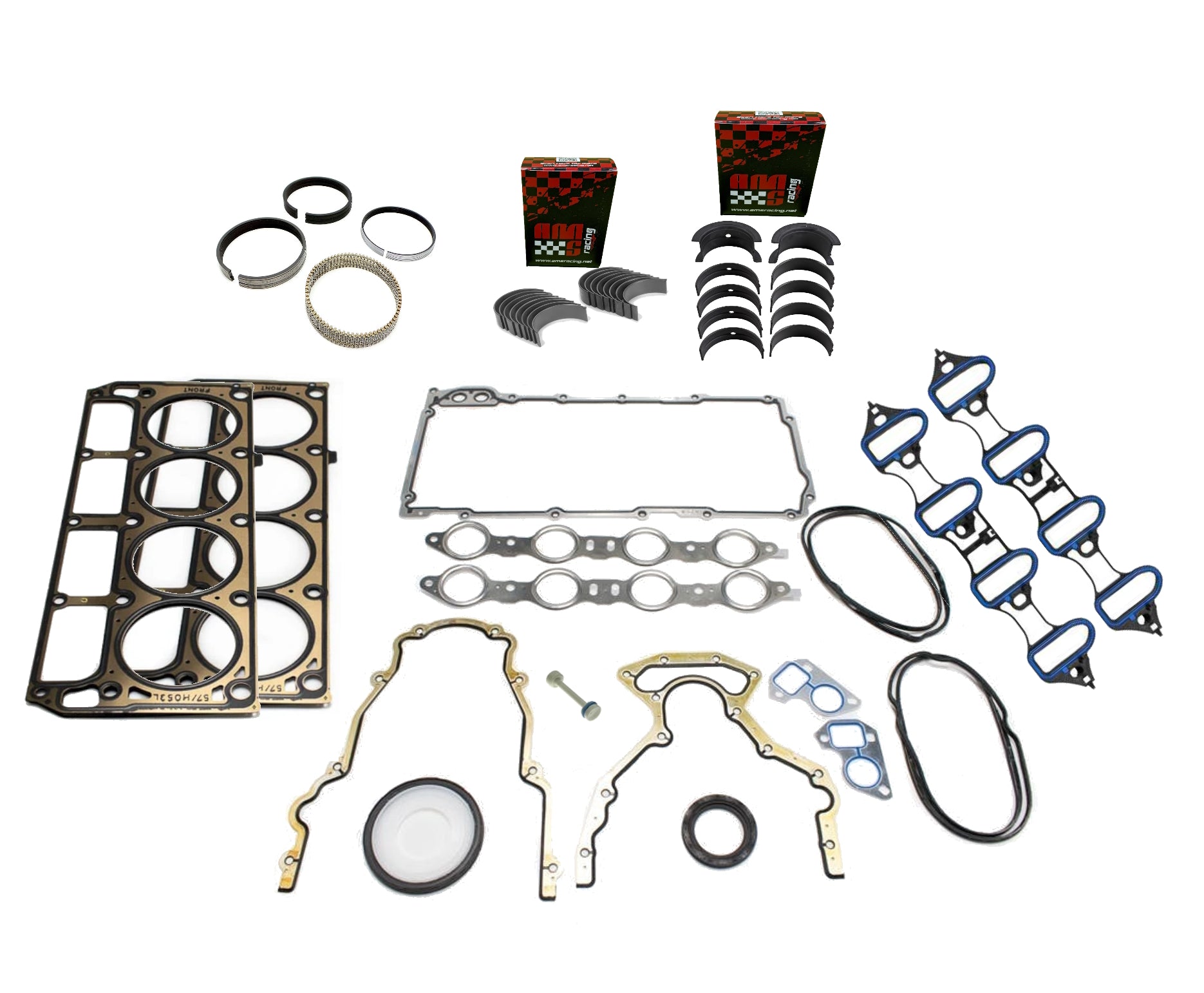 AMS Racing Overhaul Re-Ring Kit for 1999-2005 GM Gen III 6.0L LQ4 LQ9 (VIN "U,N)