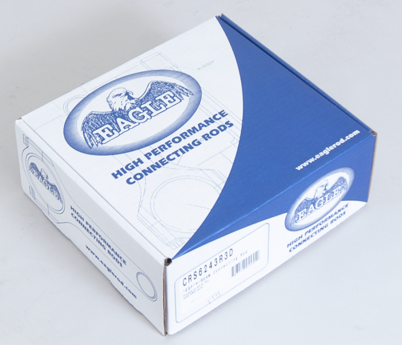 Eagle 4340 H-Beam Connecting Rods w/ .984 Pin / 6.243” Length (Set of 8) for Chrysler 5.7L 6.1L Hemi