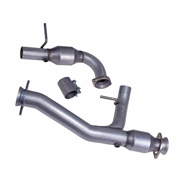 BBK 19471 for 11-14 Ford F-150 Coyote 5.0 3in Short Exhaust Mid Y-Pipe w/ Catalytic Converters (For 1947)