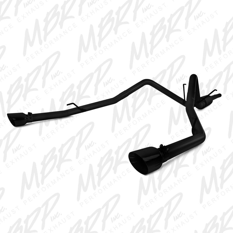 MBRP S5146BLK 2.5" Cat Back, Dual Split Rear for 2009-2024 Dodge Ram 1500 5.7L Hemi