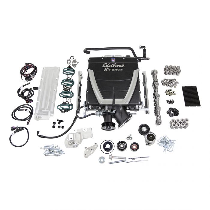 Edelbrock 303011 Supercharger & Cam Power Package for 1998-2007 GM LS1 LS2 Cathedral Port 4.8L 5.3L 6.0L