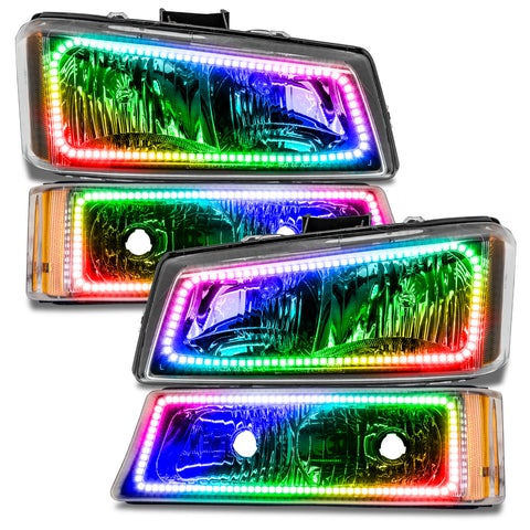 Oracle Lighting 3959 2003-2006 Chevy Silverado ColorSHIFT® Dual Halo Headlight Kit