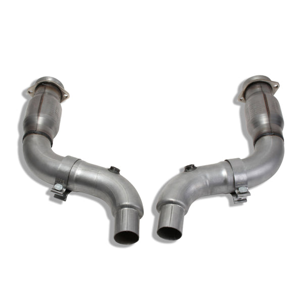 BBK 16481 05-18 Dodge Challenger/Charger 6.1L/6.4L Hemi 3in Catted High Flow Mid Pipe