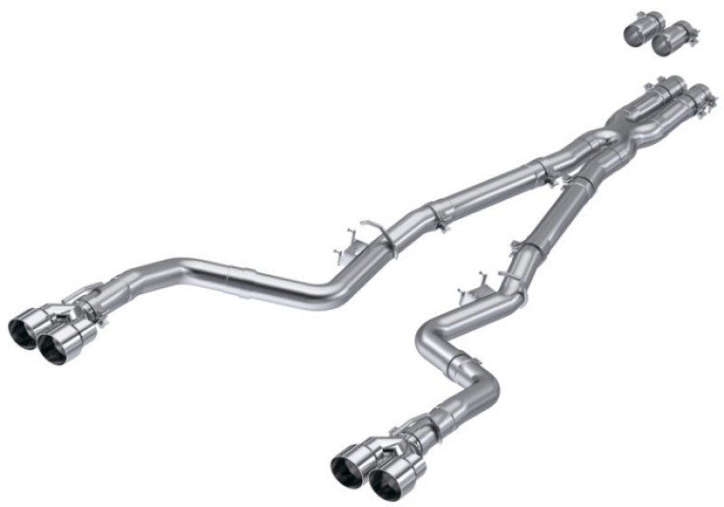 MBRP 2015-2021 Dodge Challenger 6.2L/6.4L 3in Race Series Cat-Back w/ Quad Tips AS Exhaust System