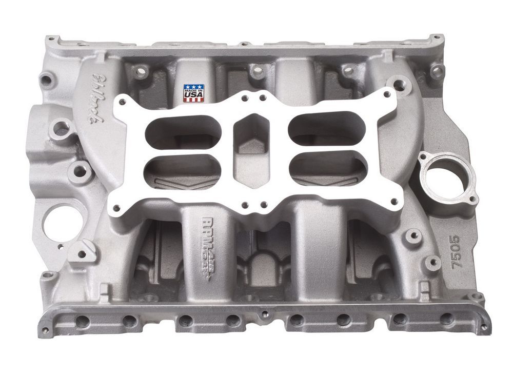 Edelbrock 7505 Performer RPM Dual Quad Intake Manifold for Ford FE