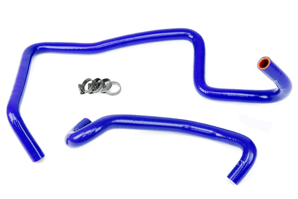 HPS Blue Reinforced Silicone Heater Hose Kit Coolant for 2006-2010 Jeep Commander 5.7L V8 Without Rear A/C