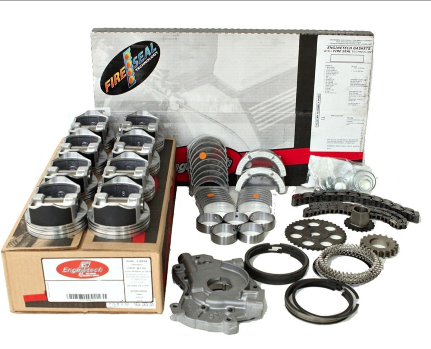 Enginetech RCC325AP Rebuild Kit for 2001-2003 Chevrolet GMC Truck SUV 5.3L 325