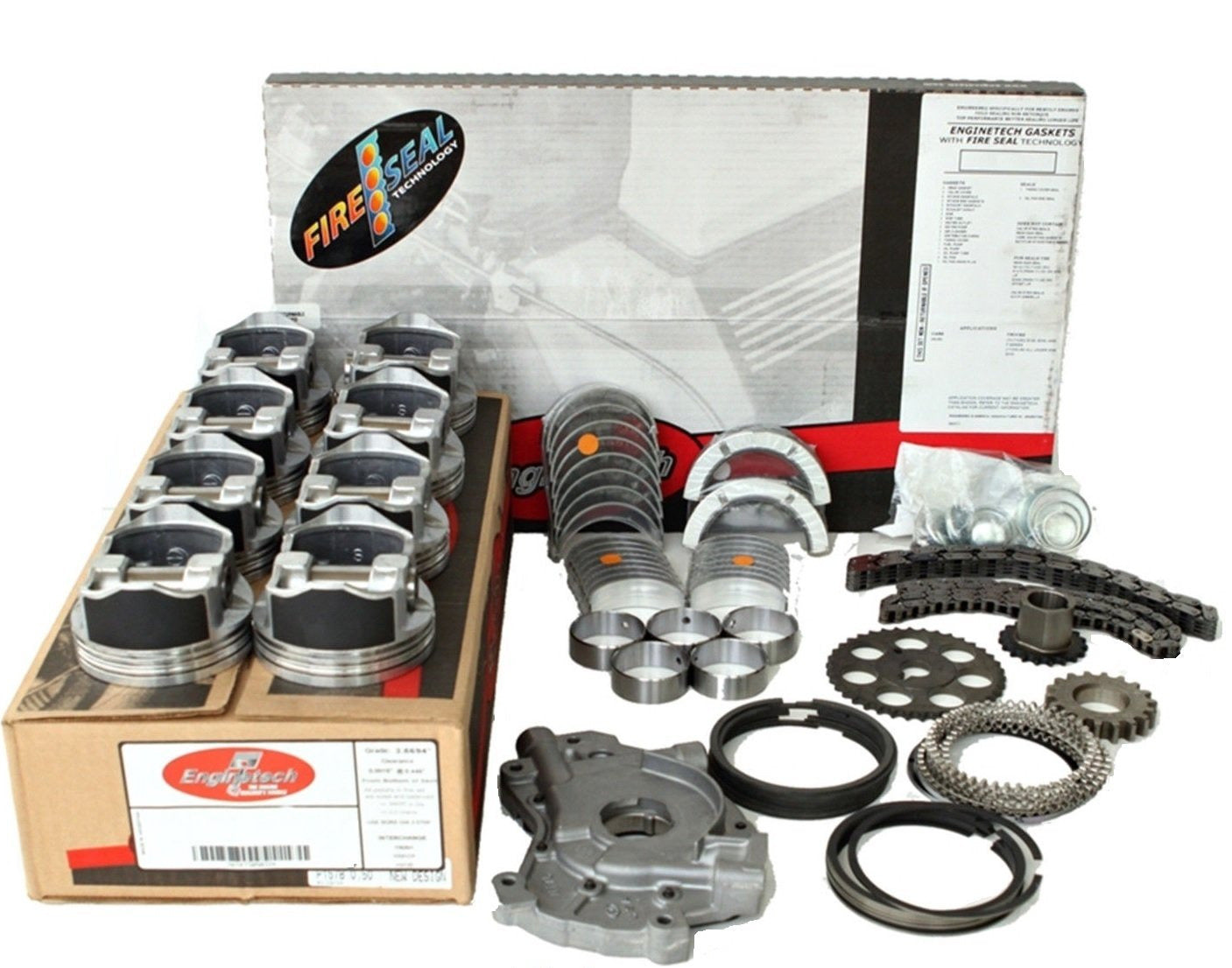 Enginetech RCCR345CP Engine Rebuild Kit for 2009-Newer Dodge Ram 5.7L Hemi Engines