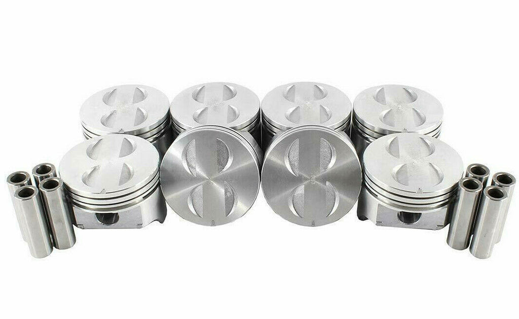Enginetech P1501 Flat Top Pistons Set w/ Pins for Ford