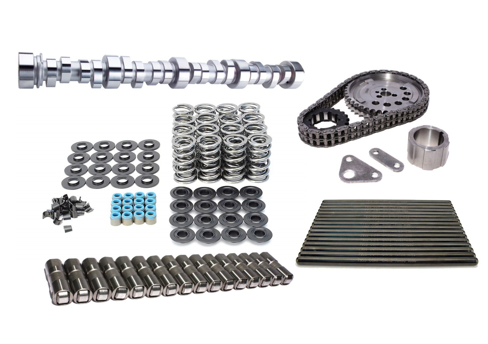 Comp Cams 54-448-11 XFI XER 3-Bolt Camshaft Kit for Chevrolet Gen III IV LS .605/.609 Lift