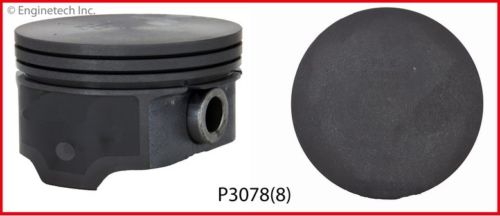 Enginetech RCC325AP Rebuild Kit with Flat Top Pistons for 2003-2004 Chevrolet GMC Truck SUV 5.3L 325