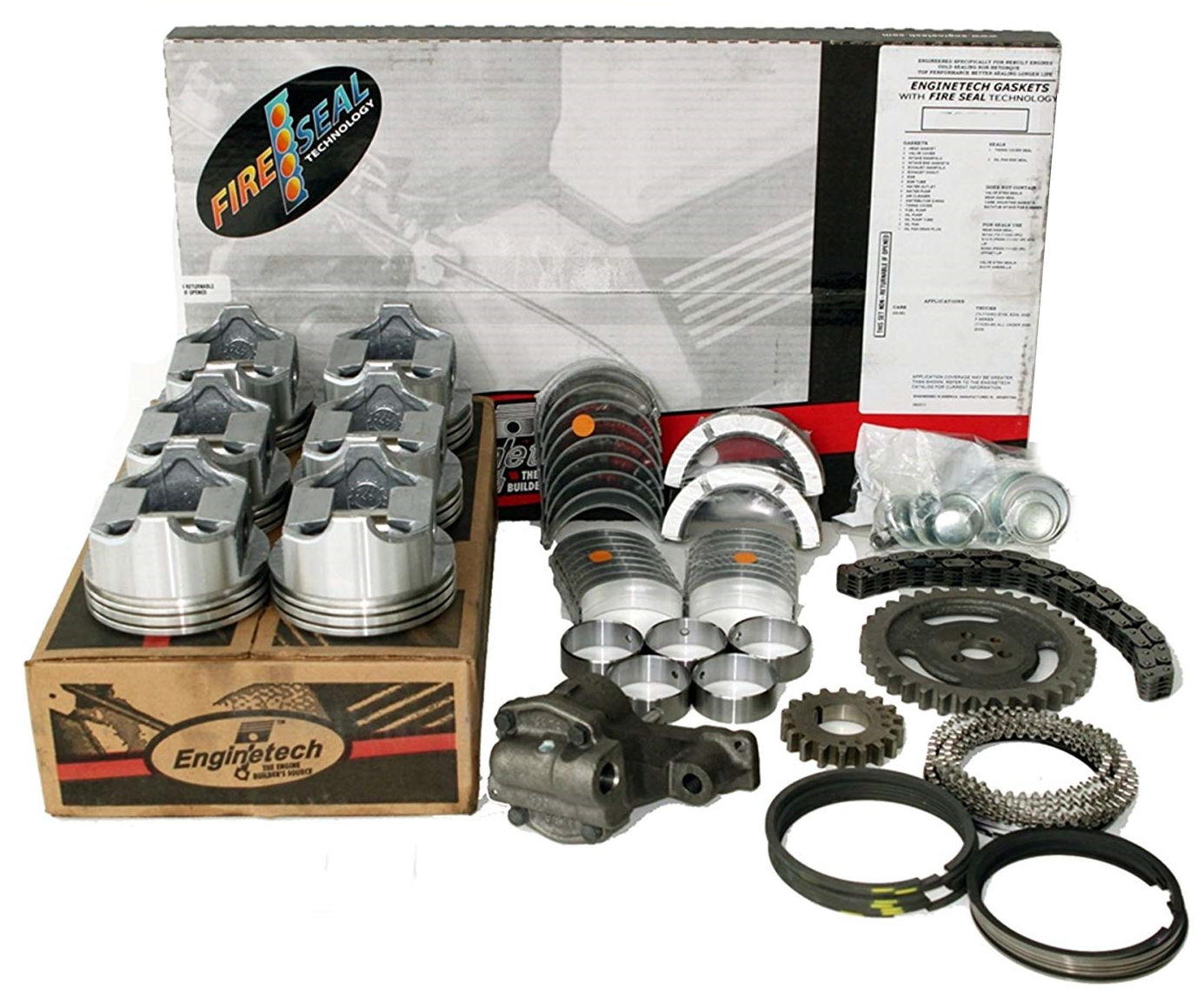 Enginetech RCF256DP Engine Rebuild Kit for 2001-2004 Ford 4.2L 256 F150 Truck