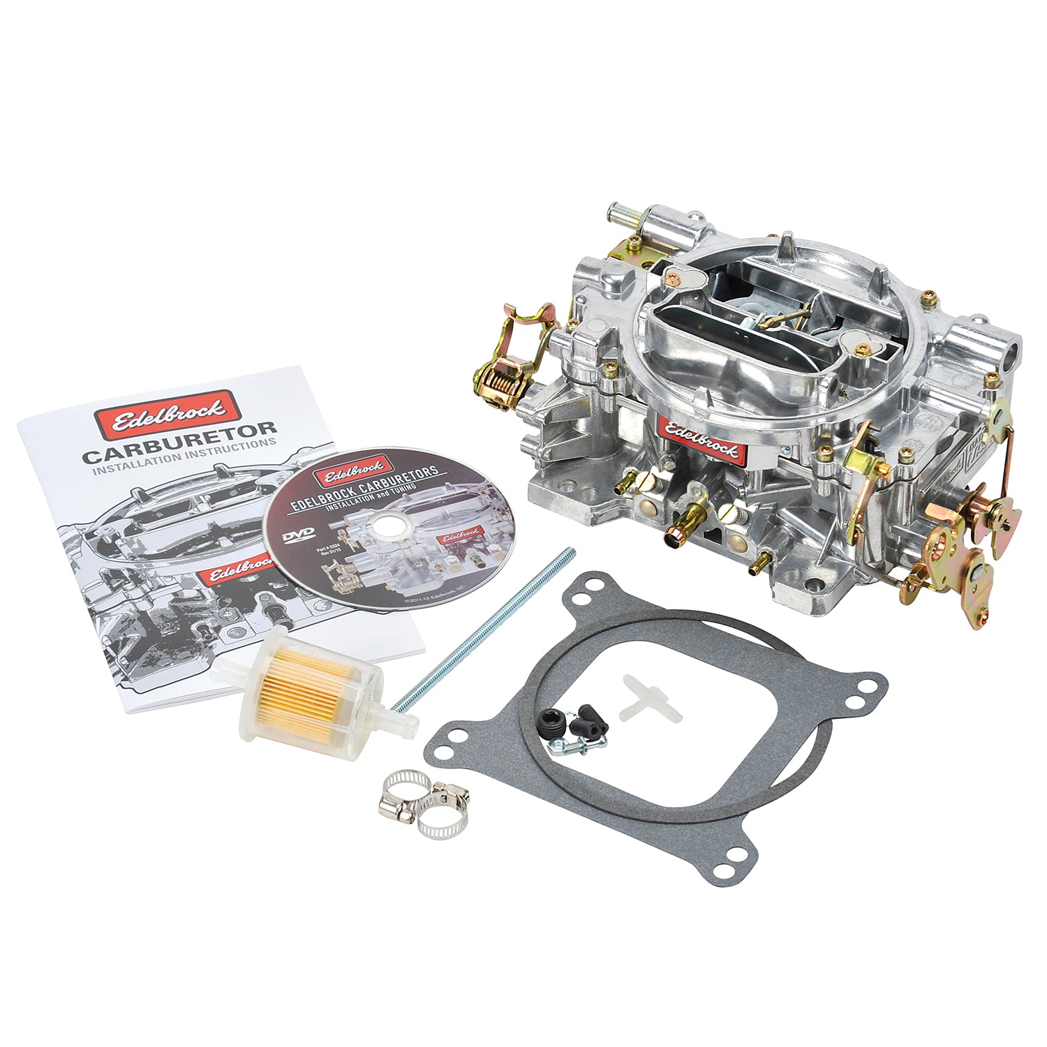 1407 Performer Carburetor #1407 750 CFM With Manual Choke, Satin Finish (Non-EGR)