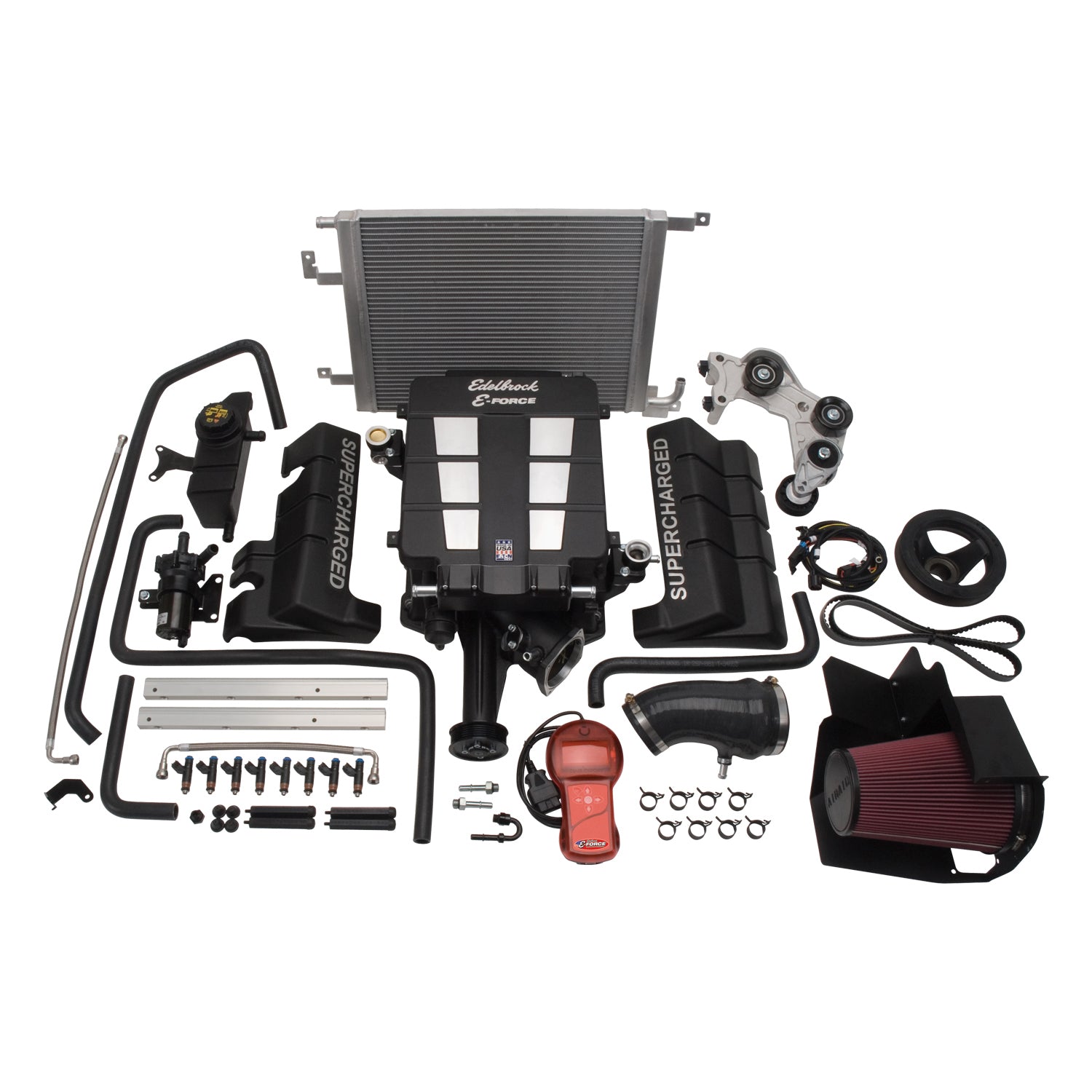 Edelbrock 1532 Stage 1 Supercharger Kit for 2009-2010 Chrysler Dodge Car 5.7L W/ Tune