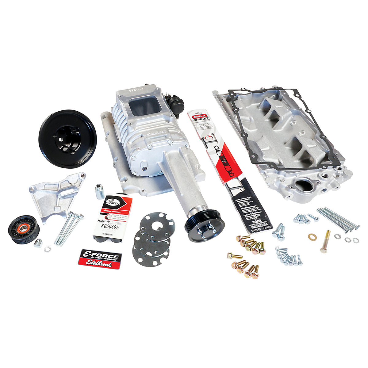 Edelbrock 1552 Supercharger Kit For 1996-Later Chevy Small-Block - Carbureted