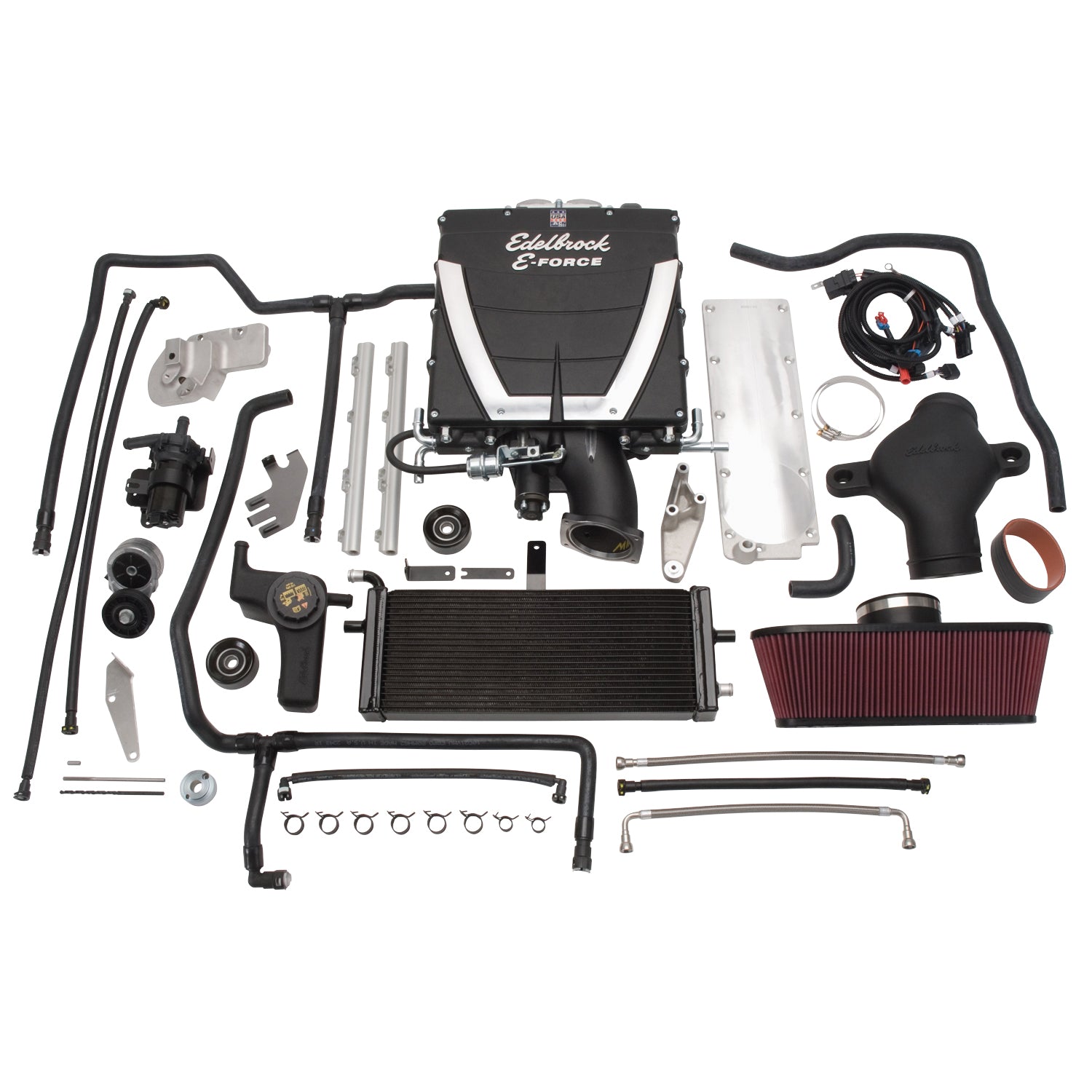 Edelbrock 1592 Pro-Tuner Supercharger Kit for 2008-2013 Corvette LS3 W/O Tune