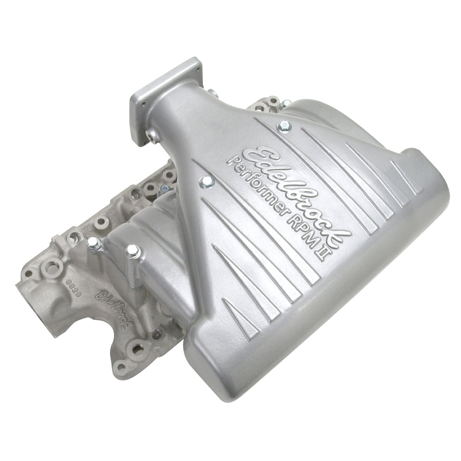 Edelbrock 7123 Performer RPM II Intake Manifold #7123 For 5.0L Small-Block Ford, Satin Finish