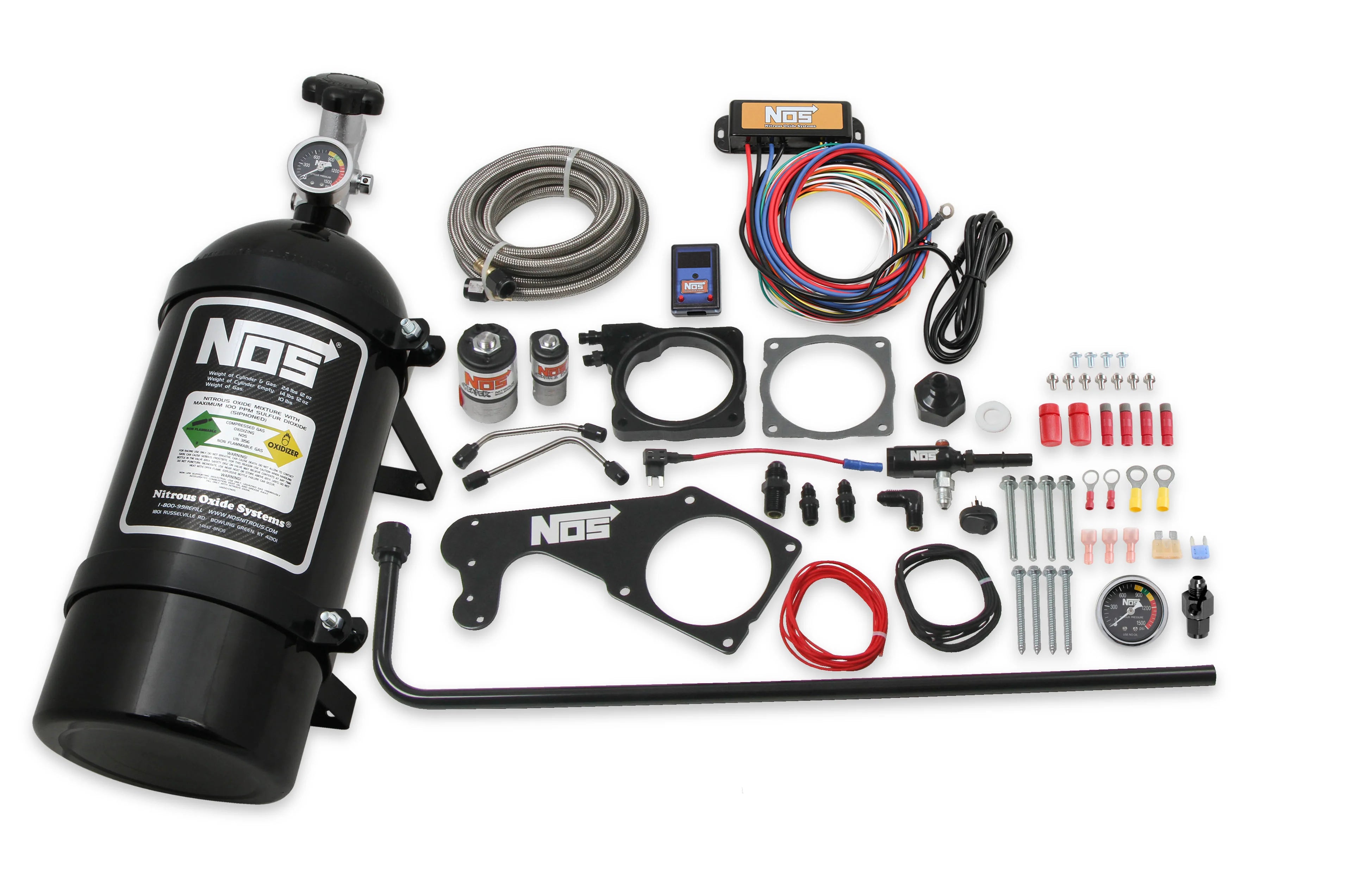 NOS 05184BNOS Plate Wet Nitrous System for 2009-2020 5.7L & 2005-2010 6.1L Challenger, Charger, Magnum, and Chrysler 300C Hemi