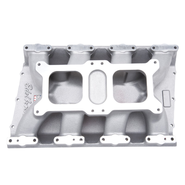 Edelbrock 7524 Dual-Quad Carbureted Intake Manifold for Chrysler Mopar Hemi Gen II