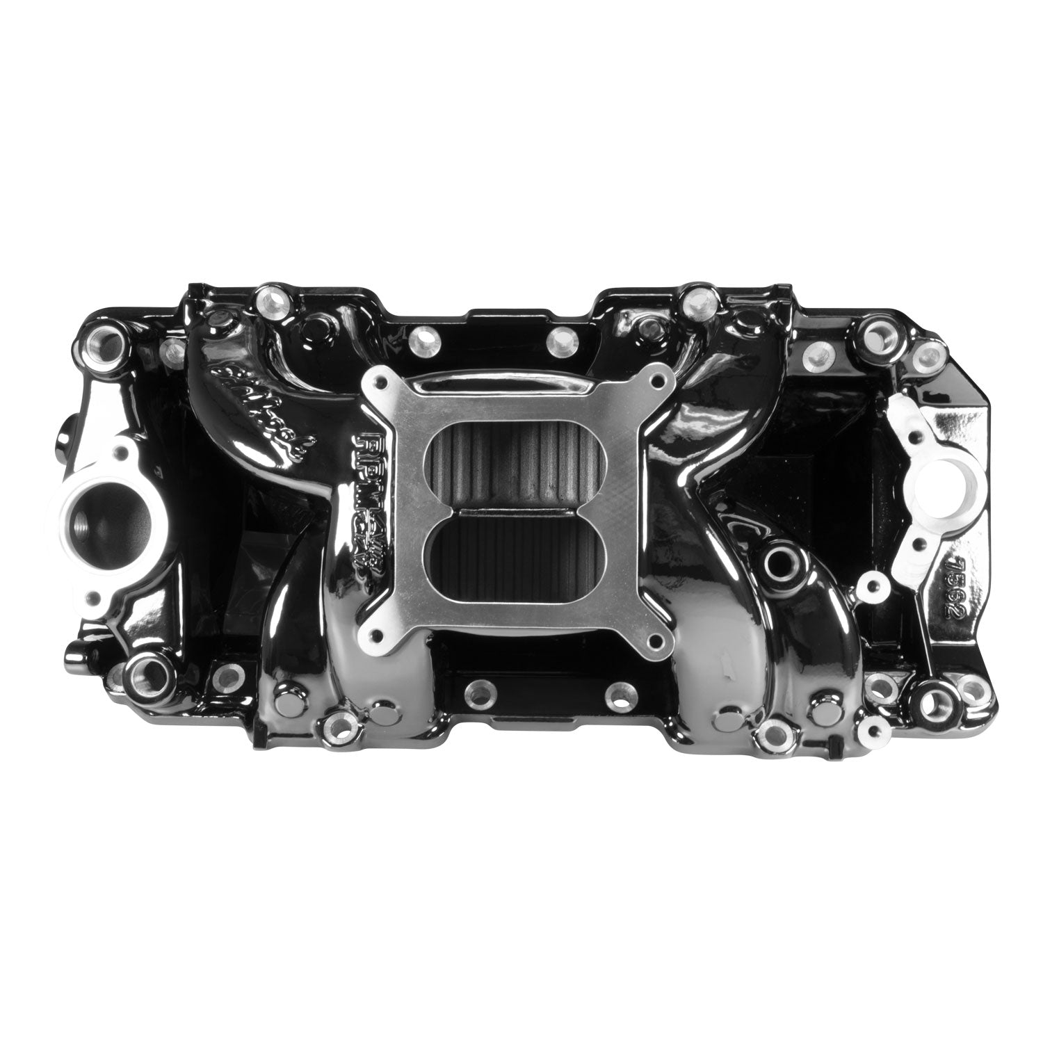 Edelbrock 7562-BP RPM Air-Gap Big Block Chevy 2-R Intake Manifold