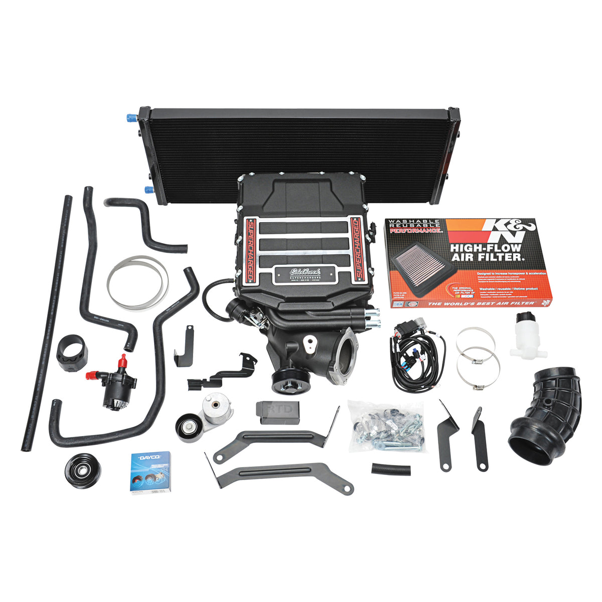 Edelbrock 15666 Supercharger Kit for 2019-2021 Chevy GMC Truck Non-SUV Gen VI 6.2L W/ Tune