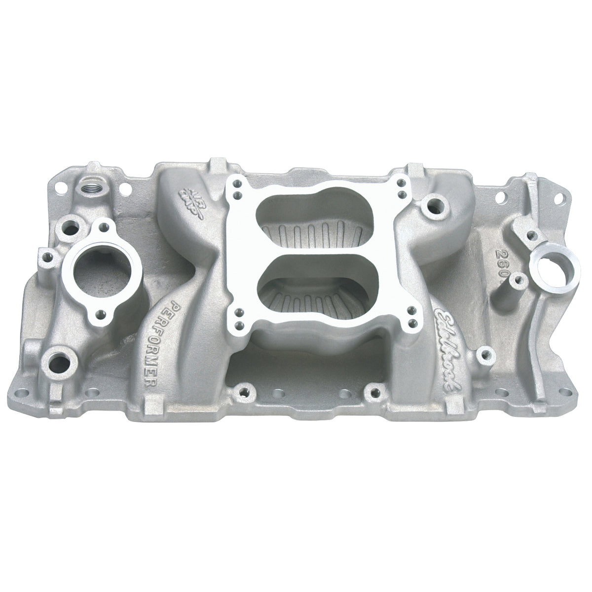 Edelbrock Performer 2601 Air-Gap Intake Manifold for 1955-86 Small-Block Chevy