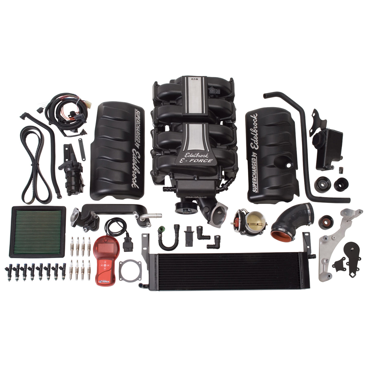 Edelbrock 1580 Stage 1 Supercharger Kit For 2005-2009 Mustang GT 4.6L 3V W/ Tune