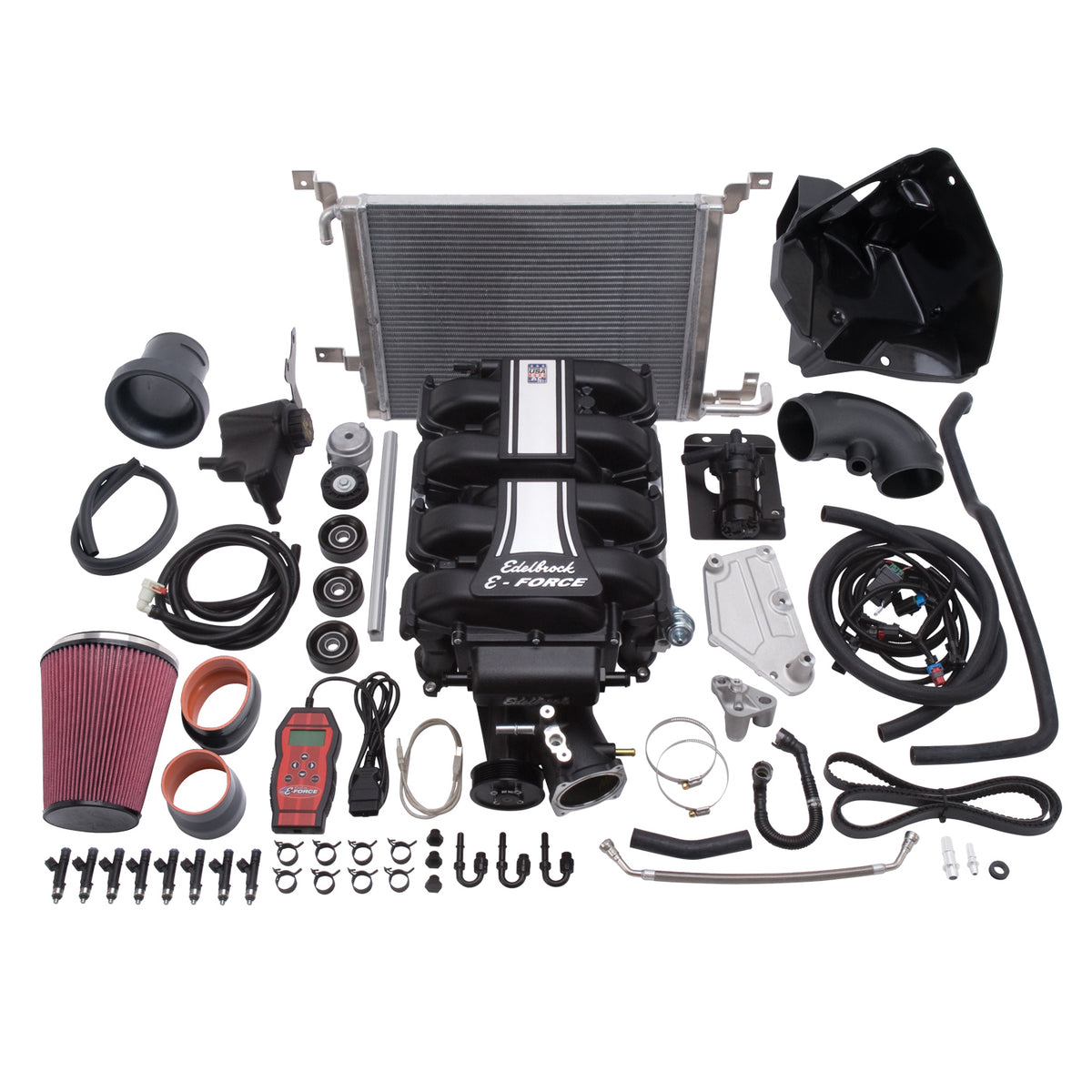 Edelbrock 15896 Stage 2 Complete Supercharger for 2011-2014 Ford Mustang 5.0L 4V W/ Tune