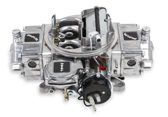 Brawler BR-67256 4150 670 CFM Diecast Carburetor - Vacuum Secondaries - Shiny - Gasoline - Electric Choke