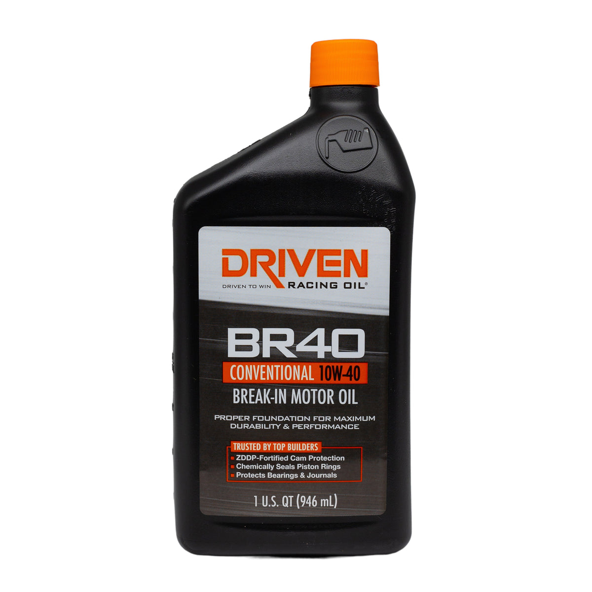 Driven Racing Oil 03706 BR40 SAE 10W-40 Conventional Break-In Motor Oil