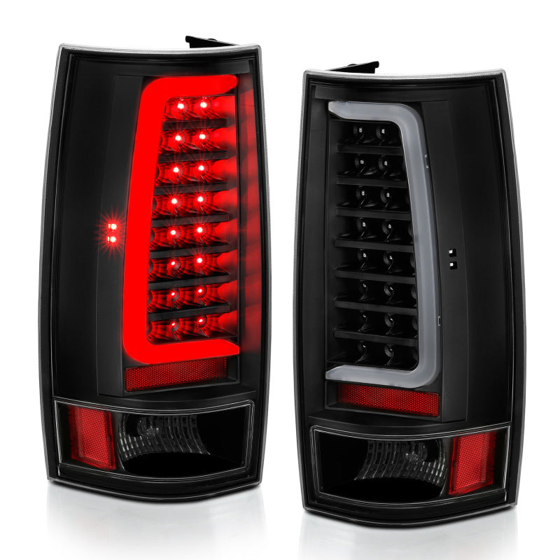 ANZO 311321 LED Taillight Plank Style Black w/Clear Lens for 2007-2014 Chevy Tahoe